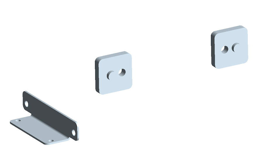 Adapterkit für VRX & AXON Seilwinden für Multi-Mount Träger "klein" 1-26378