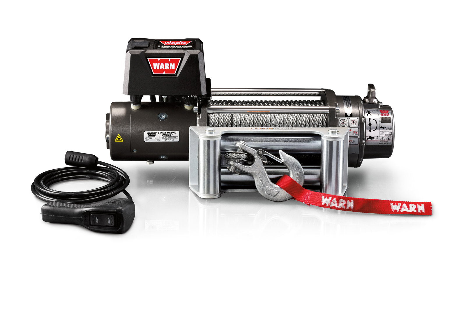 WARN Seilwinde XD9000 12V 4.080 kg Zugkraft
