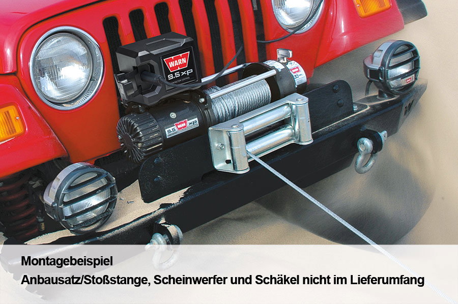 WARN Seilwinde 9.5XP 12V 4.300 kg Zugkraft inkl. Funkfernbedienung