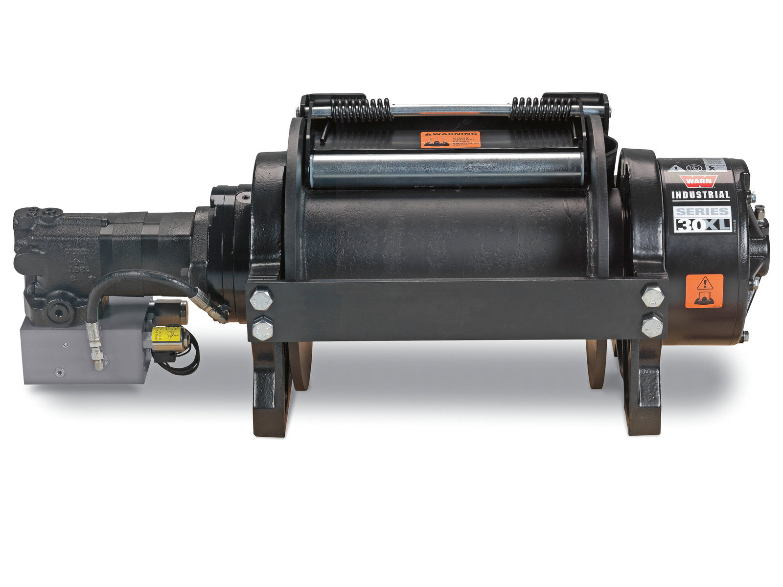 WARN Winde Serie 30 Hydraulik, 13,6 to. -lange Trommel, m. Luftfeilauf, 2-Gang