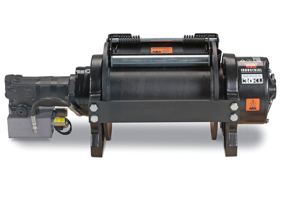 WARN Series 30 Hydraulic Winch, 13.6 t. - long drum, with air free spool, 2-speed