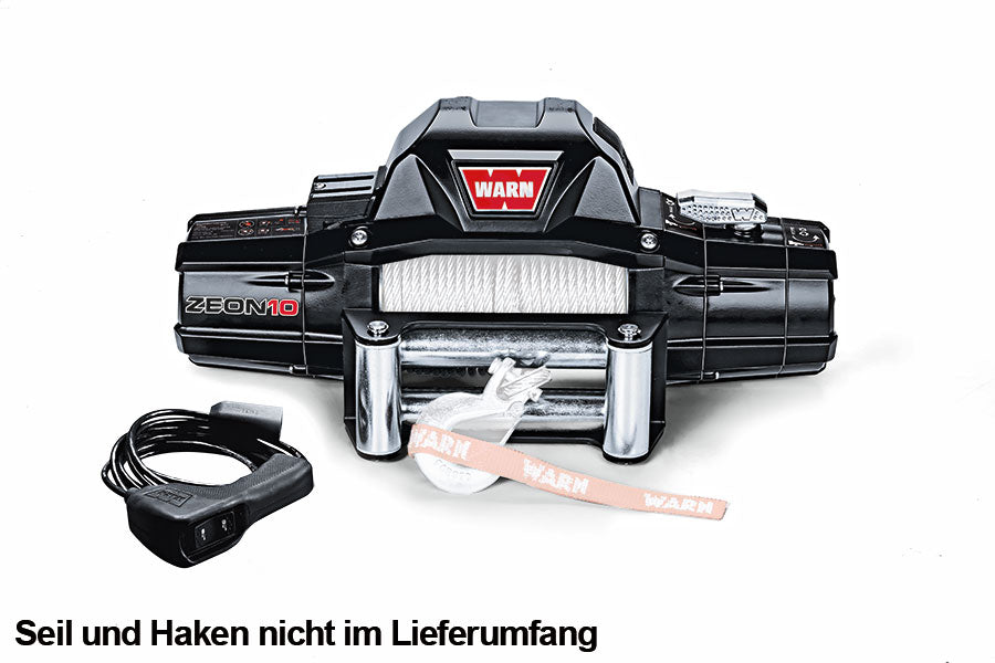WARN Seilwinde ZEON 10 24V 4.536 kg Zugkraft, ohne Seil, inkl. OLI