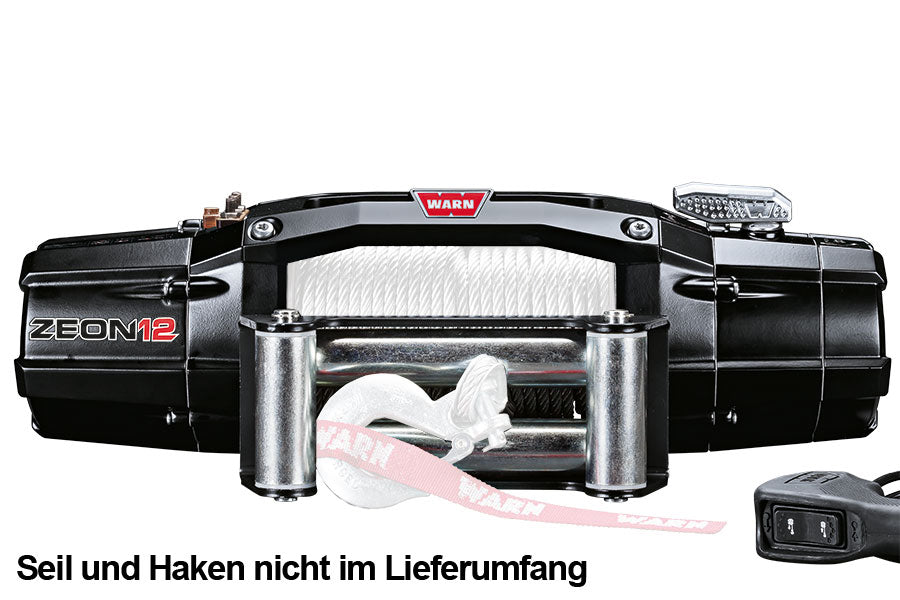WARN Seilwinde ZEON 12 24V 5.443 kg Zugkraft, ohne Seil, inkl. OLI