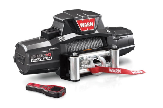 CABLE WINCH WARN ZEON 10 PLATINUM 12V 4,500 KG PULLING FORCE