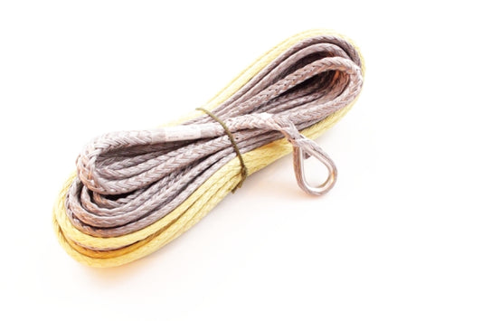 PLASTIC ROPE DYNATEC 2-COMPONENTS MKB 90.3KN, 30MX9.3MM WITH THIMBLE, CABLE LUGE