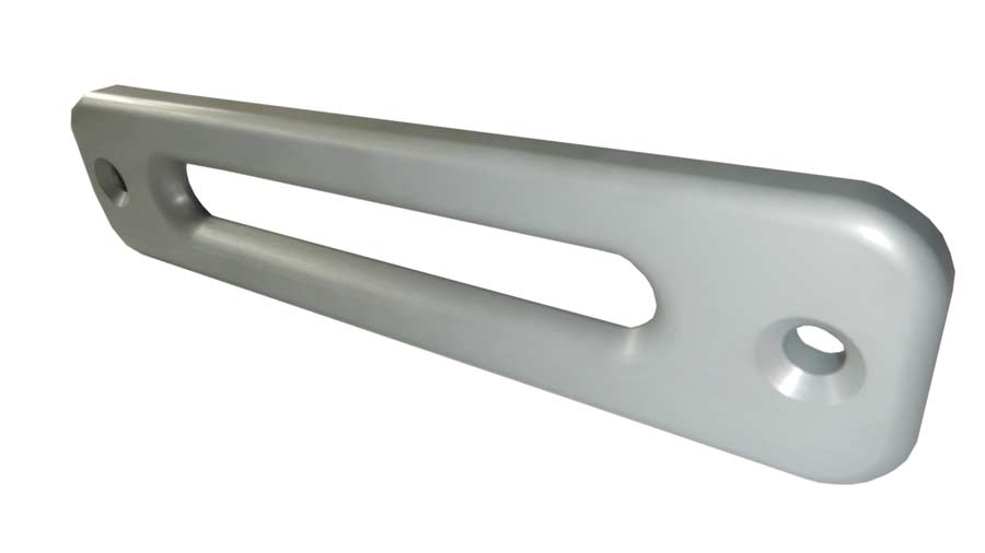 Aluseilfenster LA 254mm silber eloxiert, für Kunststoffseil