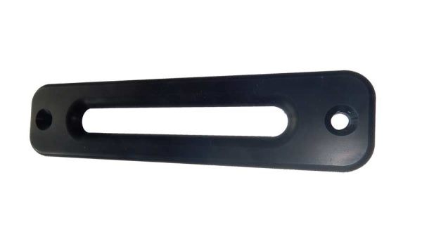 ALUMINUM ROPE WINDOW LA 254MM BLACK ANODIZED, FOR PLASTIC ROPE