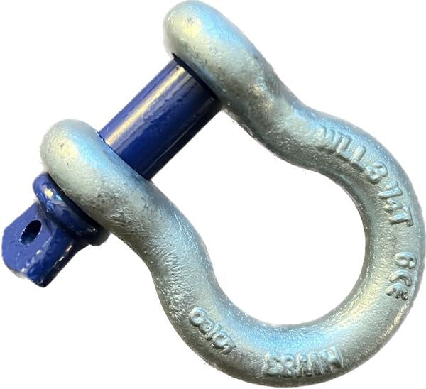 Shackle, Payload 3.25t, Size ⅝", High Strength, Curved