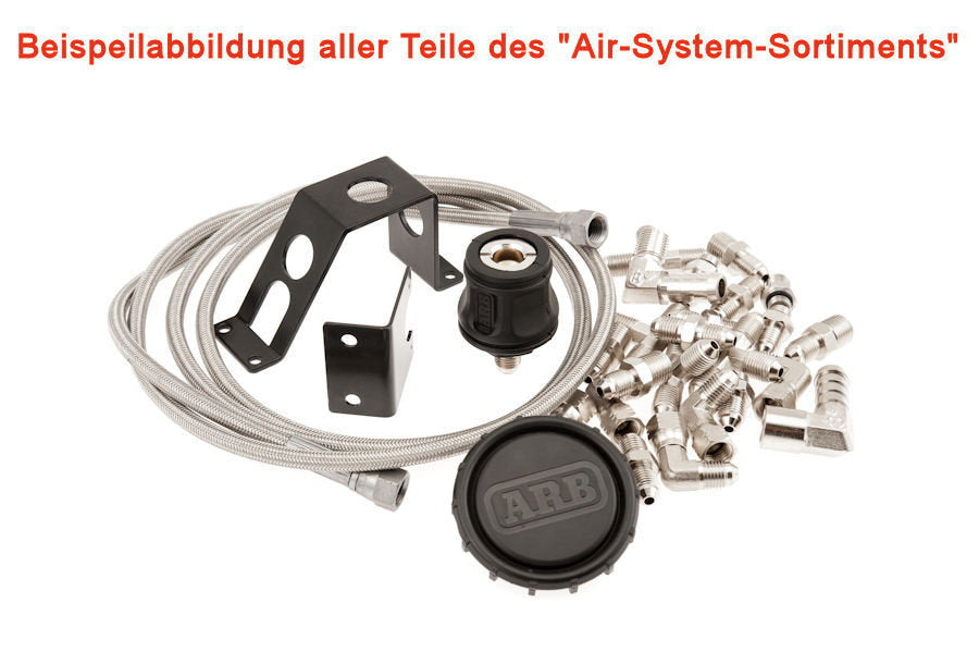 ARB Adapterstück 1/8 BSP(M) JIC-04(M) (2 Stk.), mit O-Ring Dichtung