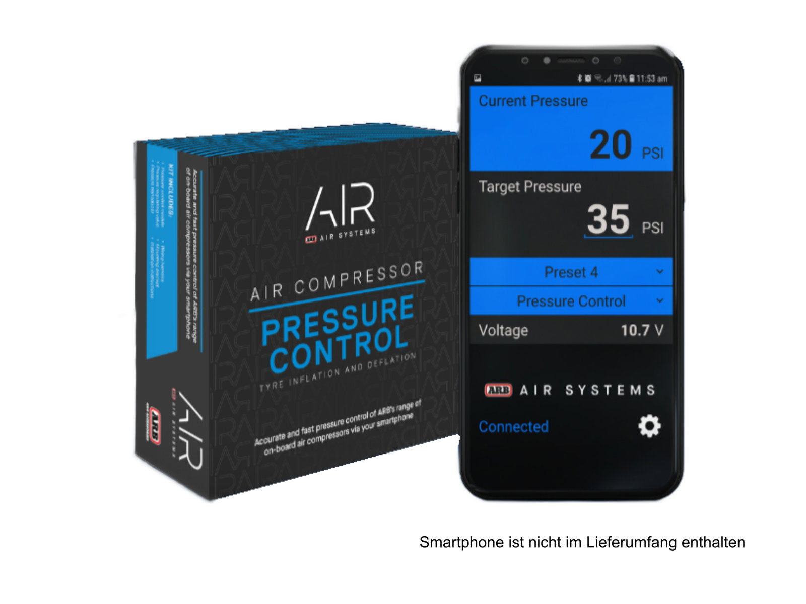 ARB Pressure Control, Bluetooth Reifendruck-Kontrollsystem
