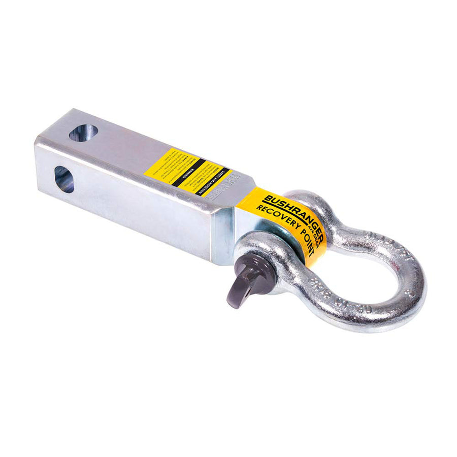 Bushranger Universal Tow Hitch Receiver 50 x 50mm, with 4.75 t. Shackle, extended