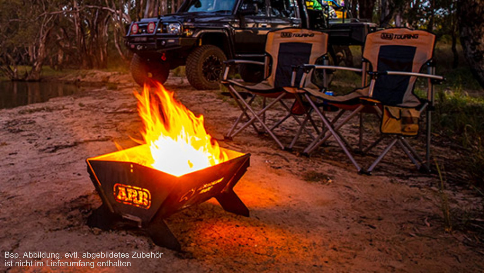 ARB Firepit, Feuerschale 600x480x300mm incl. Canvas-Tragetasche