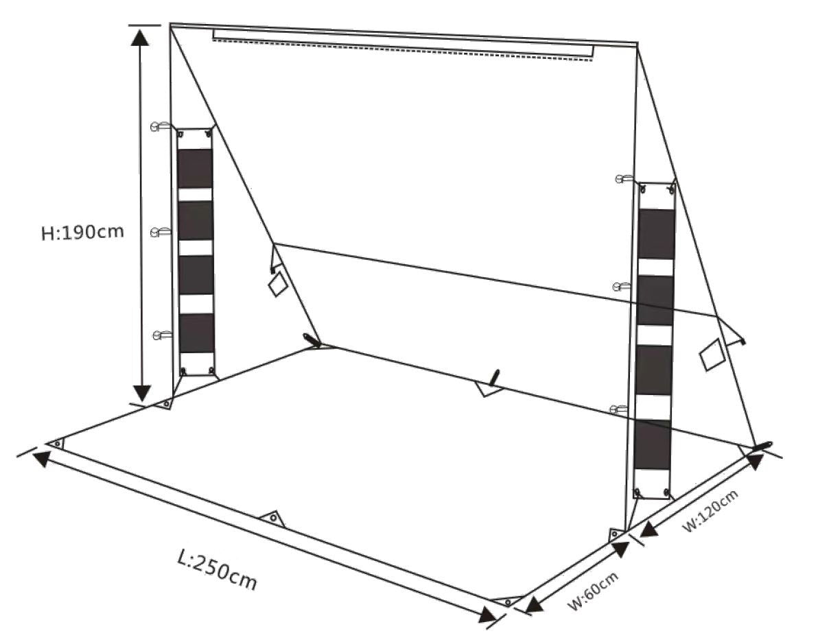 ARB Deluxe Awning Alcove für 35-814407/08/12 (2500 mm)