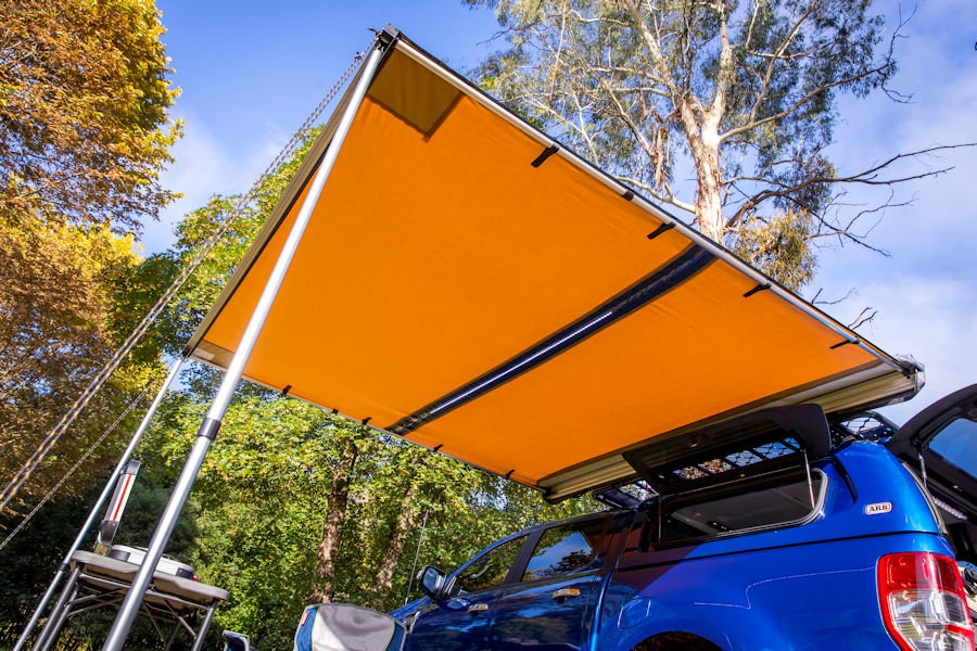 ARB Touring Markise inklusive LED Leiste 2500mm breit, 2500mm lang