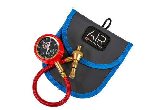 ARB tire pressure gauge with quick release function, display BAR / PSI, 0-4 Bar