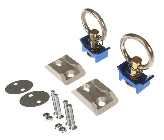 ARB Lashing Track, Set with Eyelets, Aluminum, 2x45mm