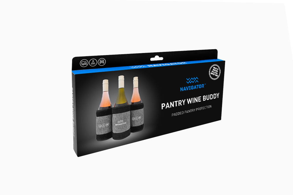 Navigator Pantry Wine Buddy, Schonbezug für Weinflaschen (3 Stk.)