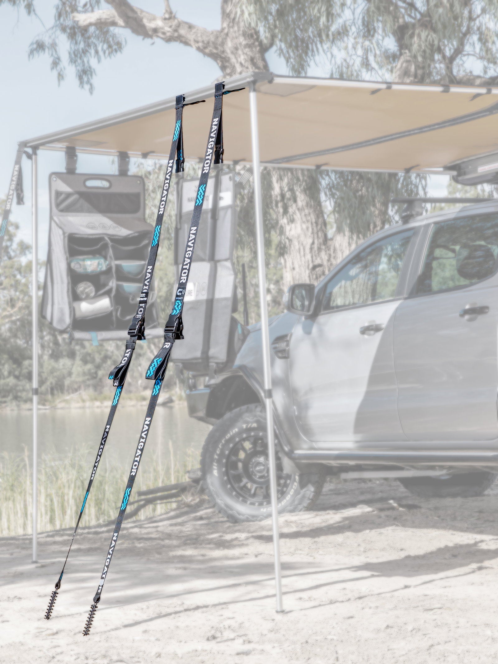 Navigator Twin Pack Awning Buddy Abspanngurte (2 Stk.) für Markise