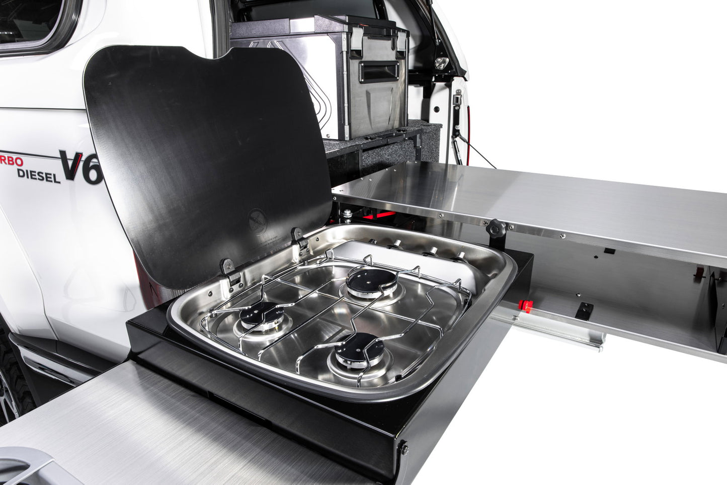 ARB Slide Kitchen 1355mm Schublade inkl. Kocher, Ablage, Schublade & Spülbecken