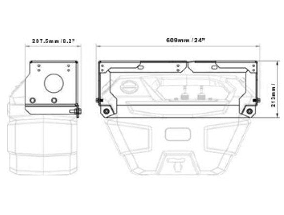 ARB Fixed Bracket für Frontier Wash Station