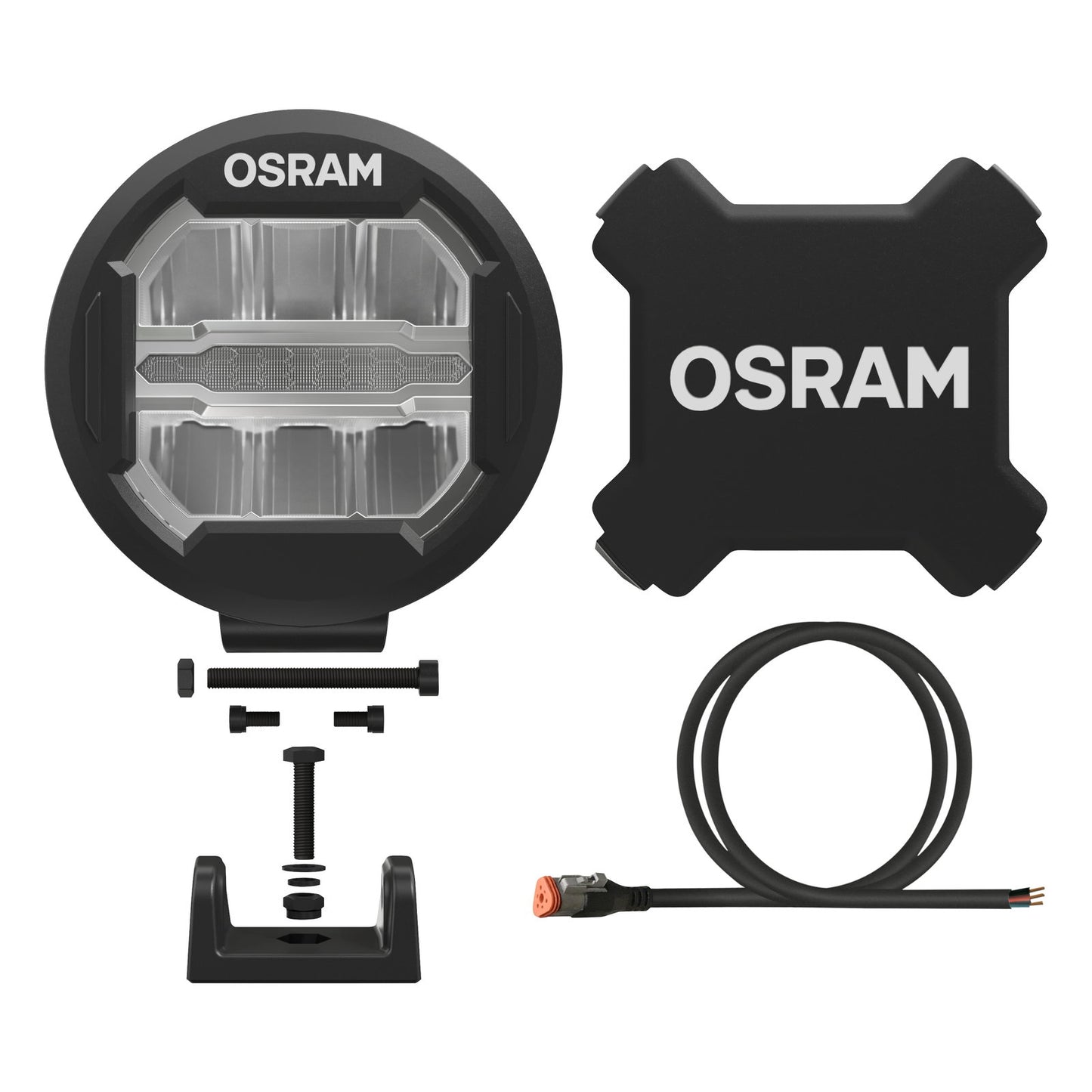 OSRAM LED Scheinwerfer MX180-CB, 7" rund, 12/24V