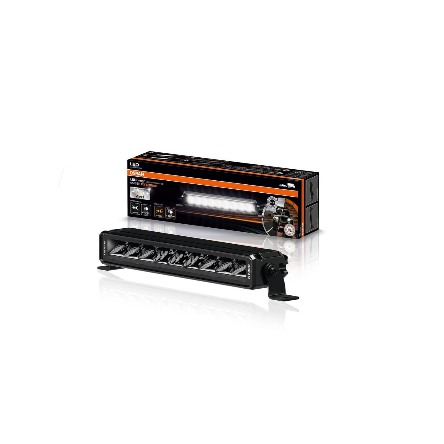 OSRAM LED Scheinwerfer MX250-CB Amber Extreme, 12/24V, 3600 Lumen