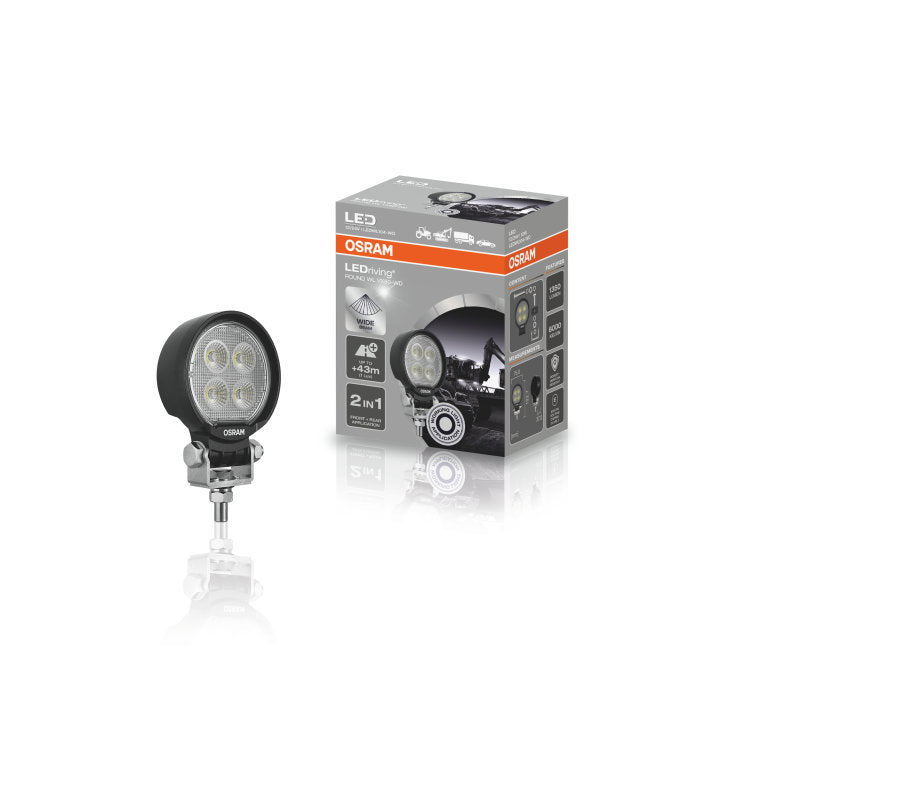 OSRAM LED Arbeitsscheinwerfer VX80-WD Set (1 Stk.) rund, 12/24V