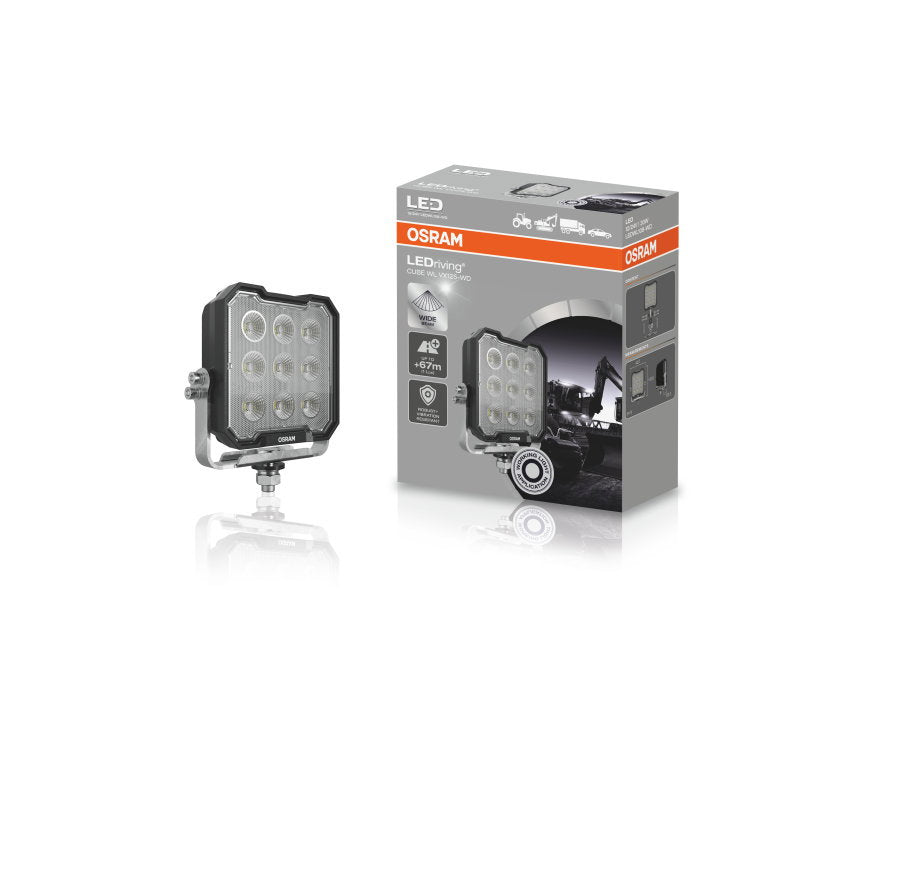 OSRAM LED Arbeitsscheinwerfer VX125-WD Set (1 Stk.) rechteckig, 12/24V