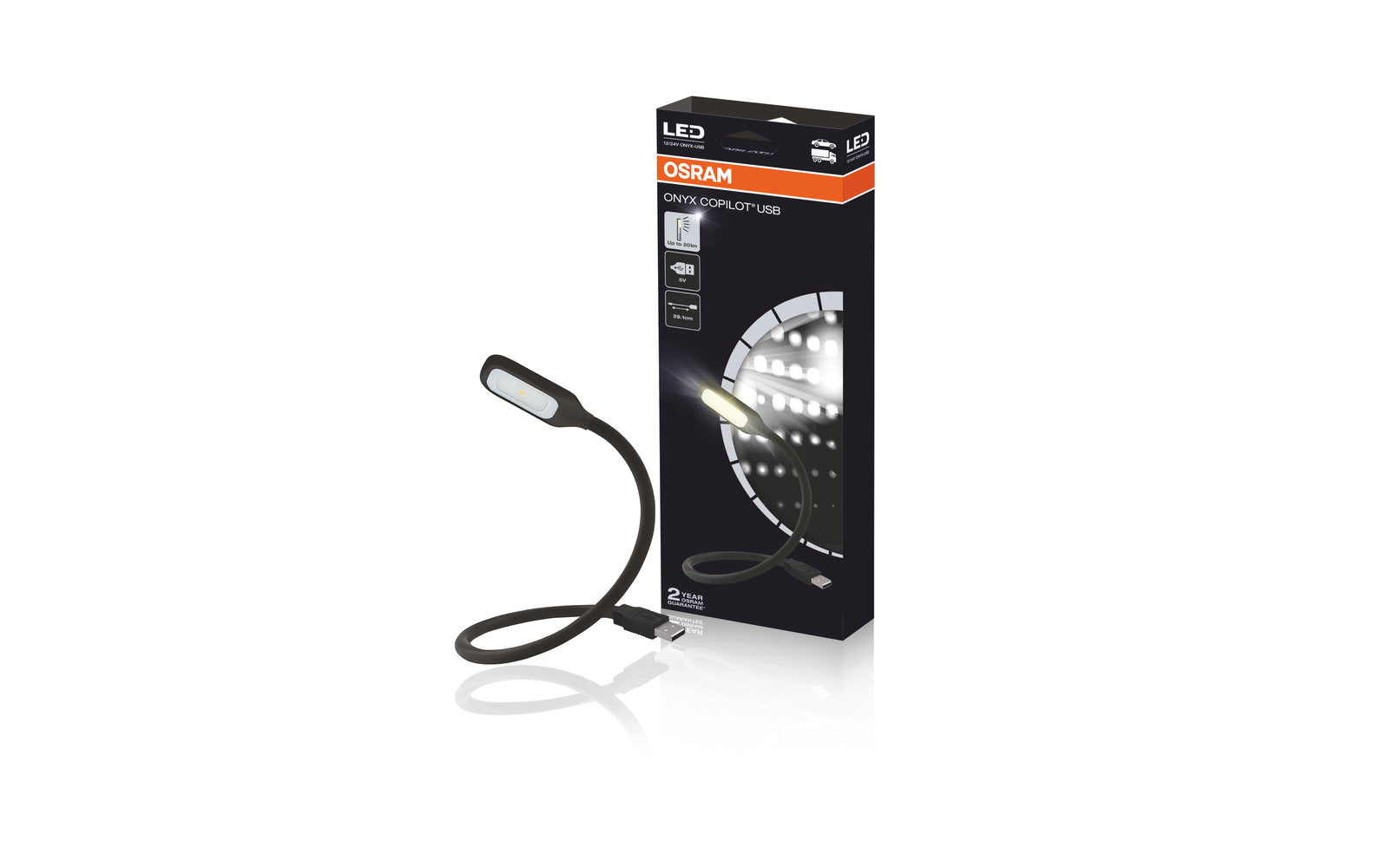 OSRAM ONYX Copilot LED-Leseleuchte für USB-Anschluss