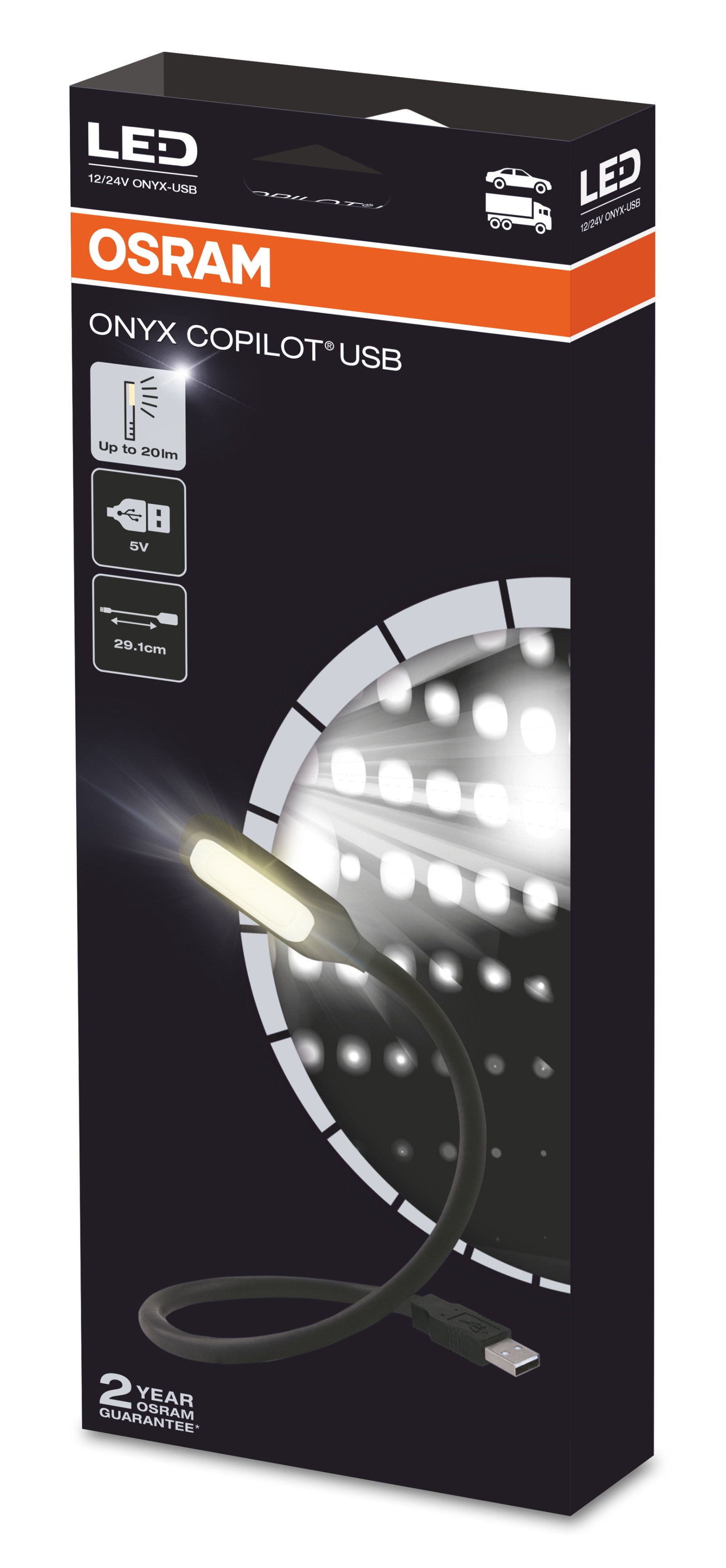 OSRAM ONYX Copilot LED-Leseleuchte für USB-Anschluss