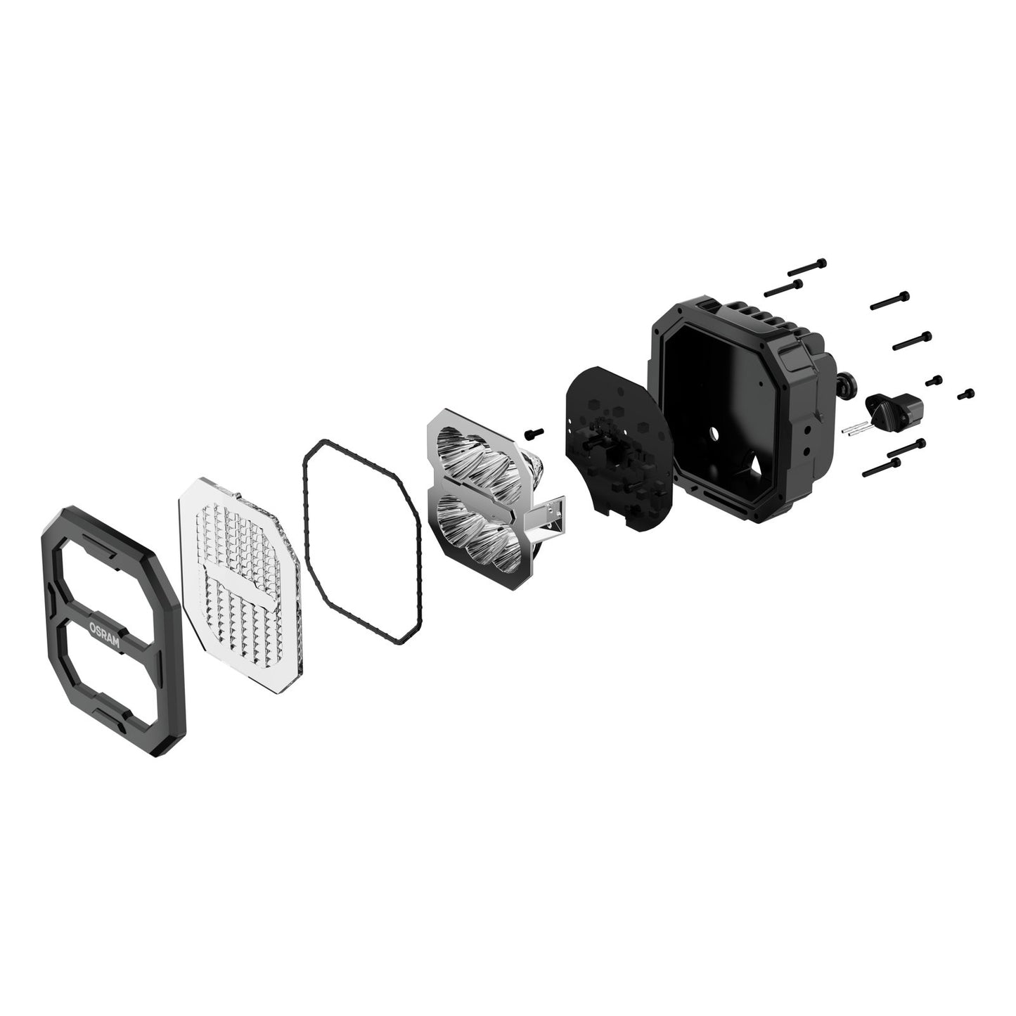 OSRAM LED Scheinwerfer Cube PX4500 Flood, 12/24V