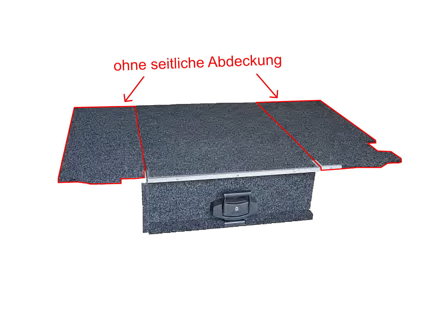 Outback Schublade für LR Defender 90,110 130, 02-16, 790x1070x280 (Außen in mm)