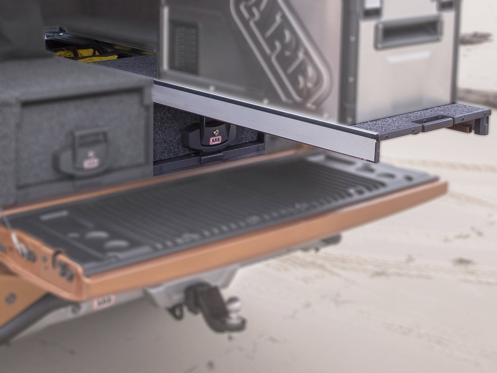 Outback Modular Schublade, mit Auszug, 500x1730x320 (Außen in mm), grau