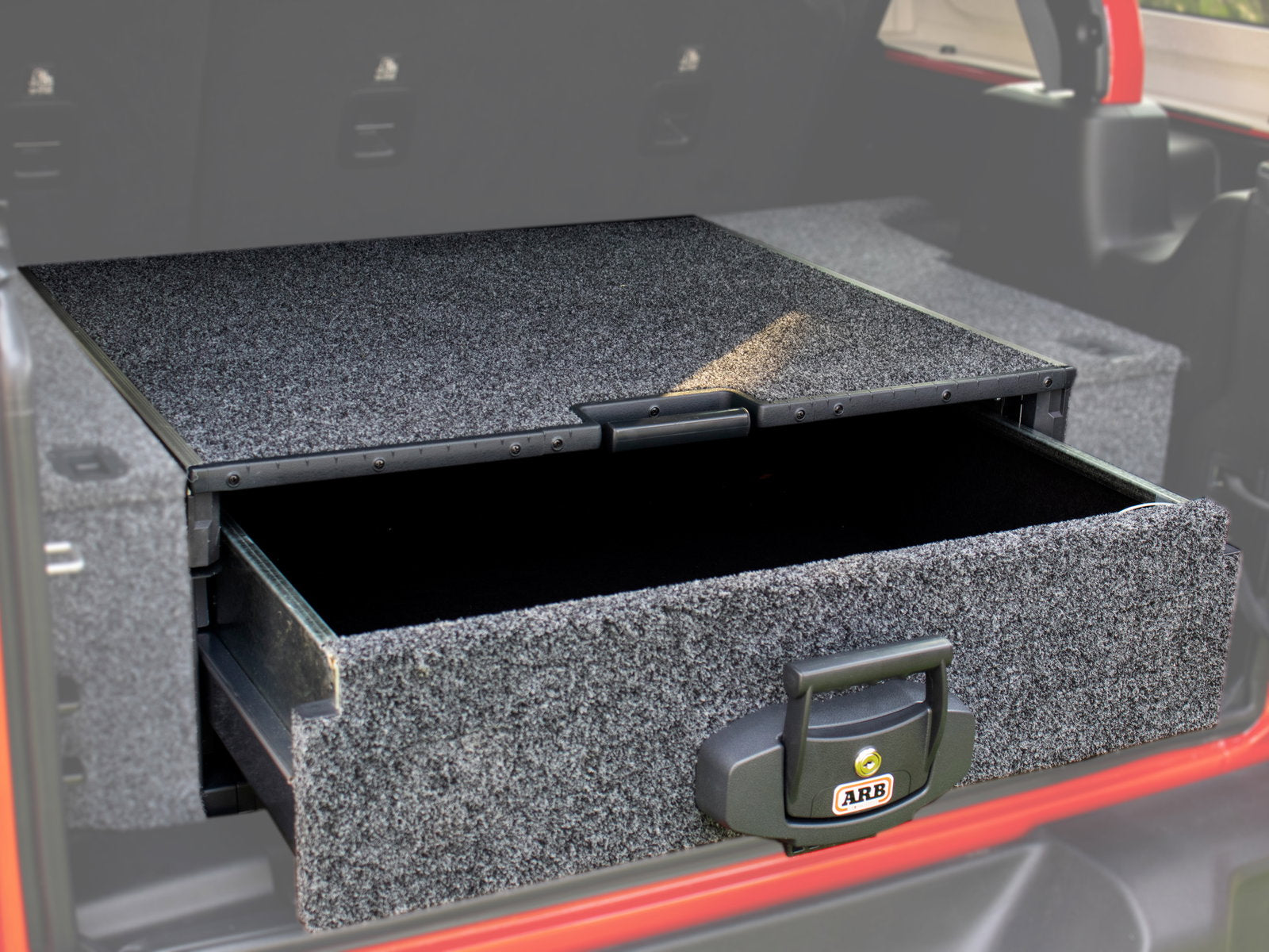 Outback Modular Schublade, mit Auszug, 845 x 790 x 280 (Außen in mm), grau