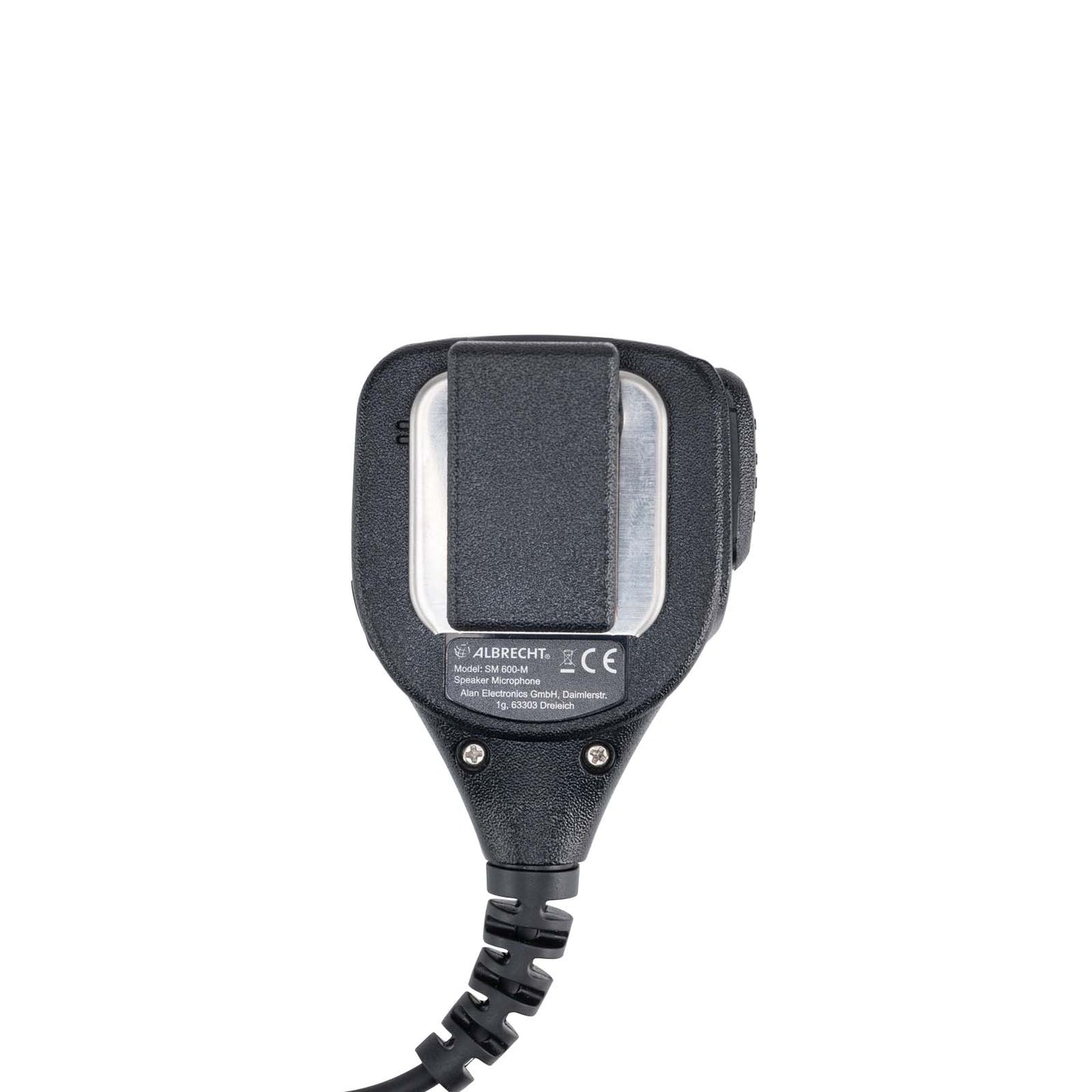 SM-600, speaker-microphone, L-shaped plug with 3.5mm jack for external earpiece
