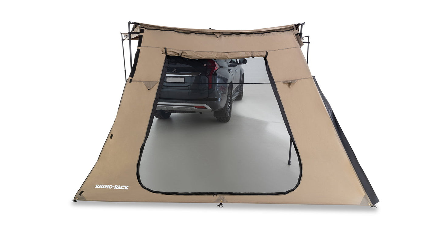Rhino Rack Seitenteil (1) für Batwing Compact Markise, mit großer Öffnung