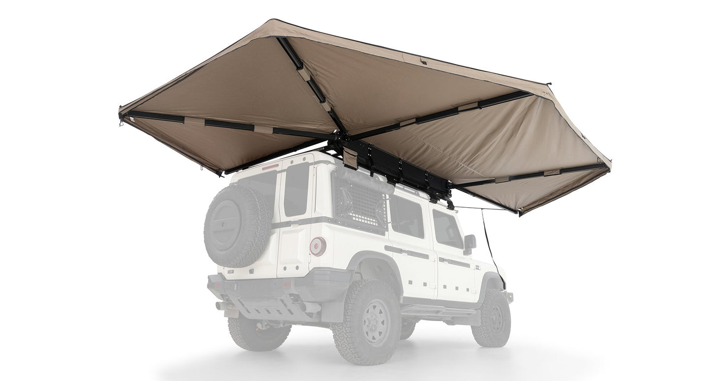Rhino Rack Batwing 270 freitragende Markise, rechte Seite, inkl. Halter