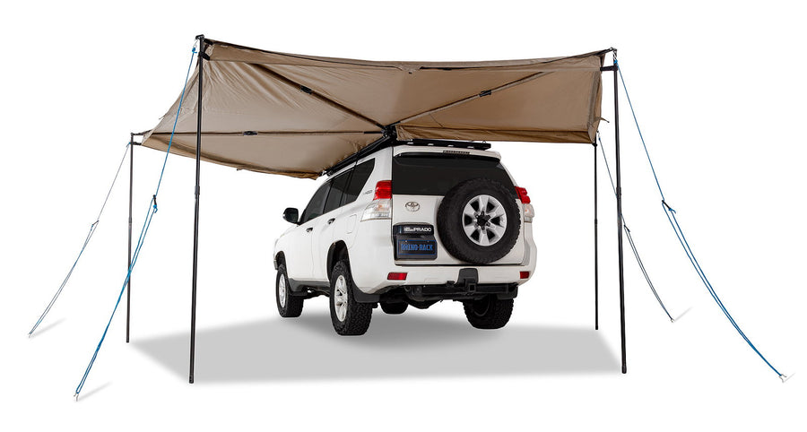 Rhino Rack Batwing Awning, left side, with Stow iT