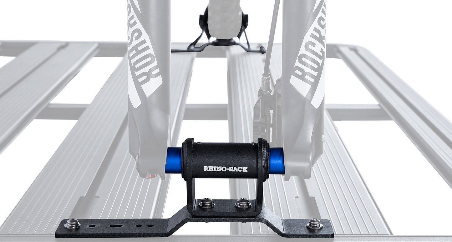 Rhino Rack Thru Axle Fahrradträger für Pioneer Plattformen mit Zwifloc