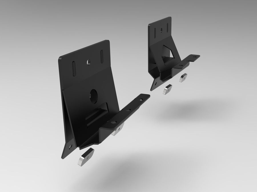 Awning mounting kit VW T6 with pop-top roof for 2500mm long awnings