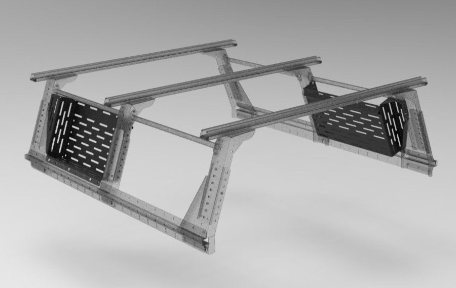 Muli-Rack Trägerblech Xtra-Cab, vorne links bzw. hinten rechts (1 Stk.)