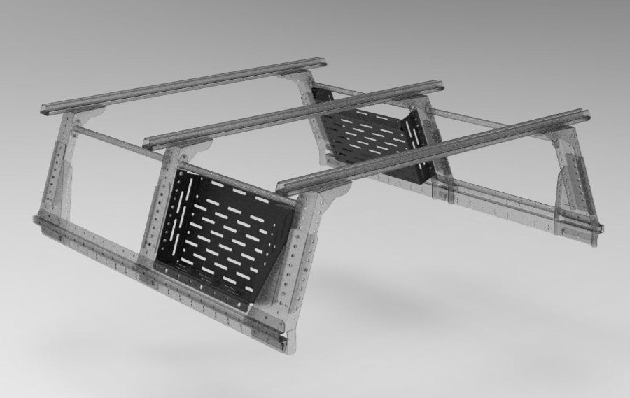 Muli-Rack Trägerblech Xtra-Cab, vorne rechts bzw. hinten links (1 Stk.)