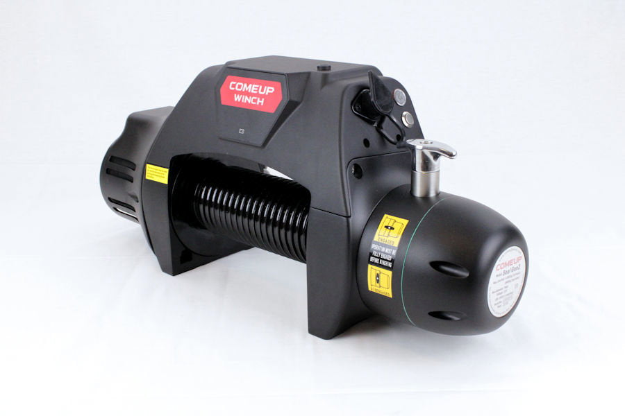 COMEUP Seilwinde Seal Gen2 9.5i 12V, Überlastsicherung & gerillte Trommel