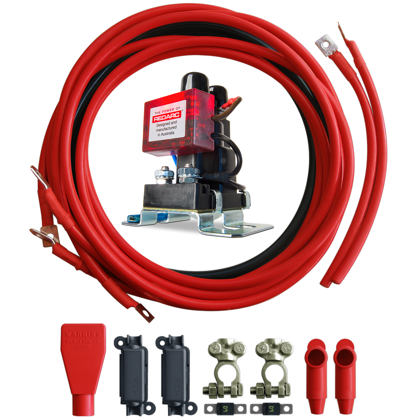 REDARC Smart Start, Battery Isolator, SBI 12V 100A & Kabelsatz