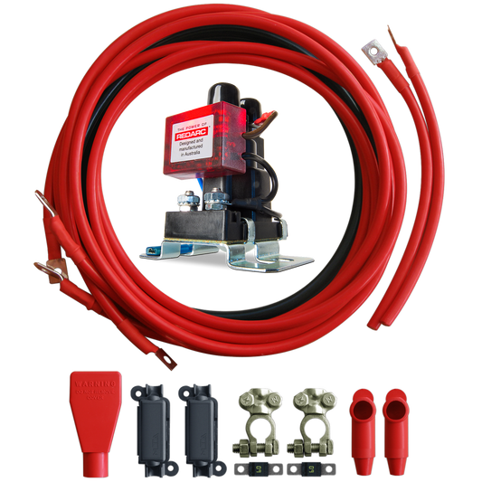 REDARC Smart Start, Battery Isolator, SBI 12V 100A & Kabelsatz