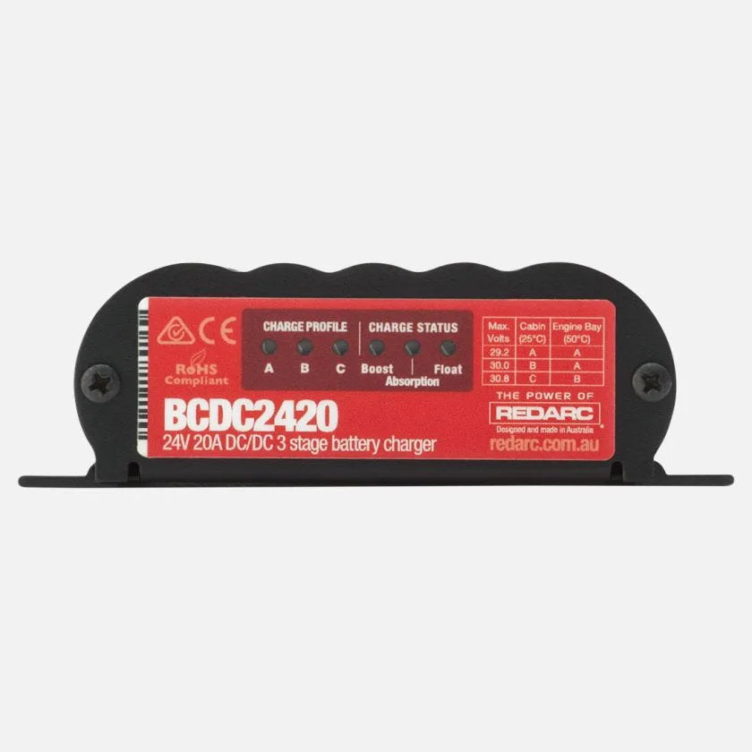 REDARC BCDC2420-LV 24V 20A In-Vehicle DC Battery Charger