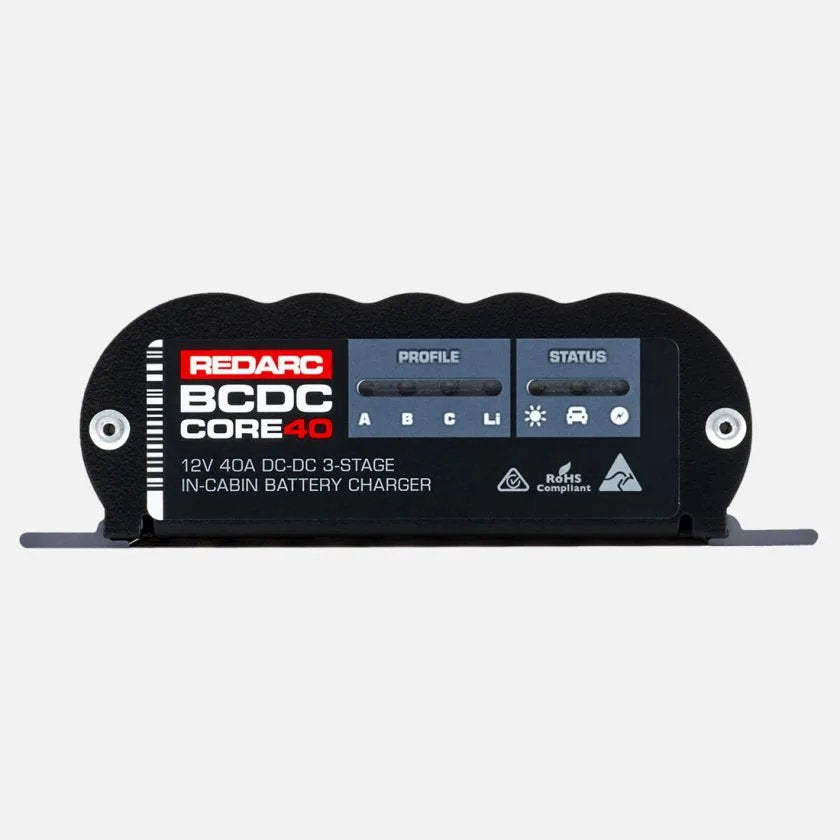 REDARC BCDCN1240, in Cabin, DC-DC Dual Input, 12V 40A, MPPT Regulator