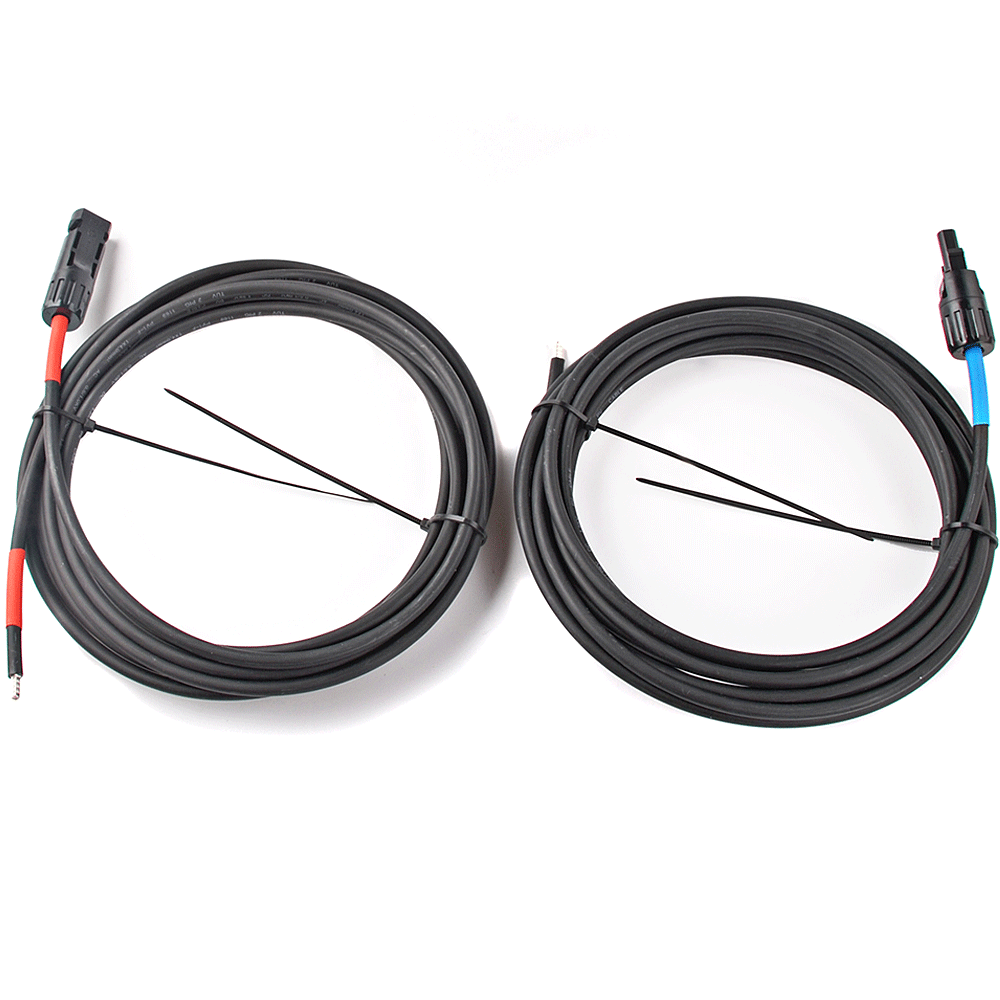 WATTSTUNDE® MVK 6.20 Anschlusskabel Solarmodul zu Laderegler 2x 20 Meter 6mm²