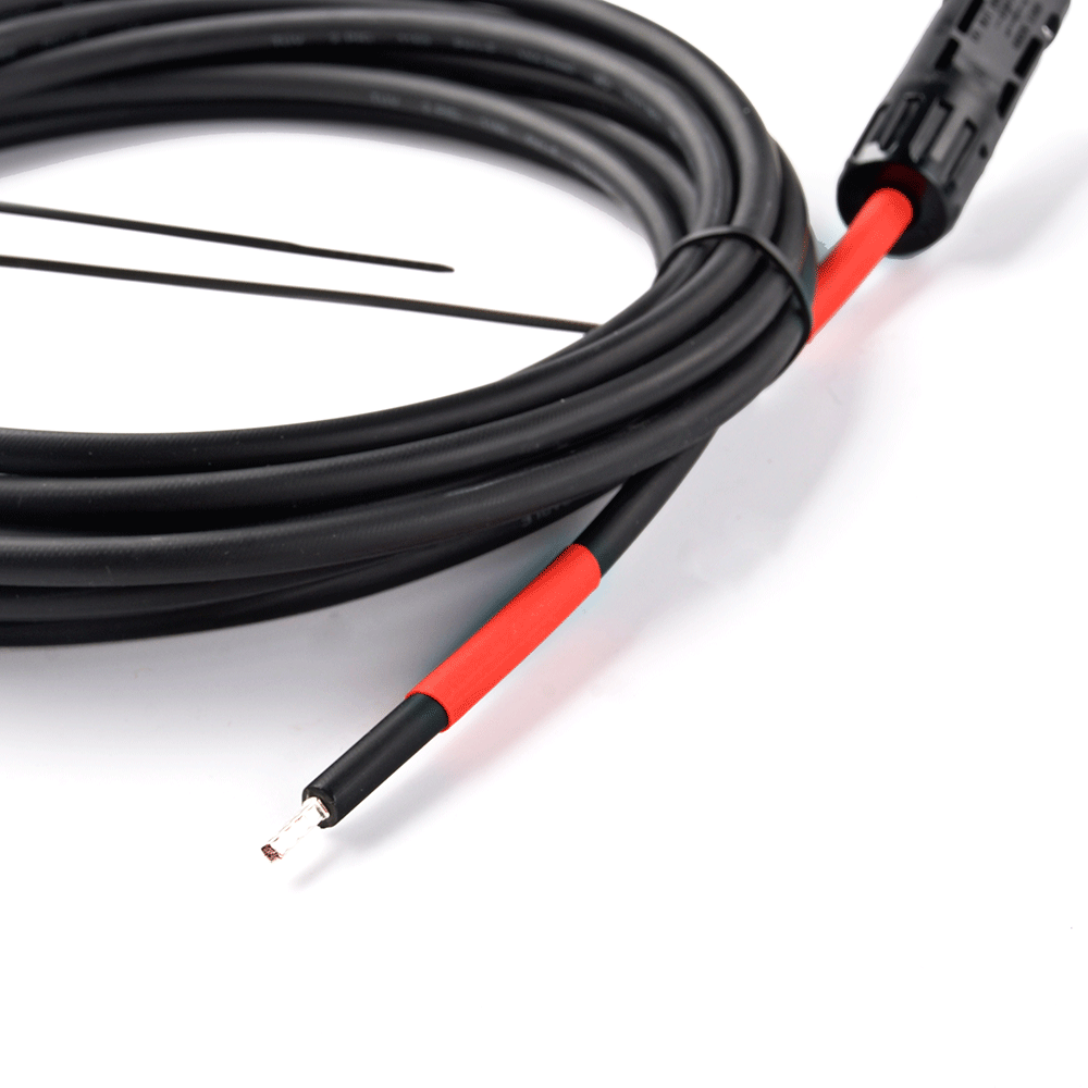 WATTSTUNDE® MVK 6.20 Anschlusskabel Solarmodul zu Laderegler 2x 20 Meter 6mm²
