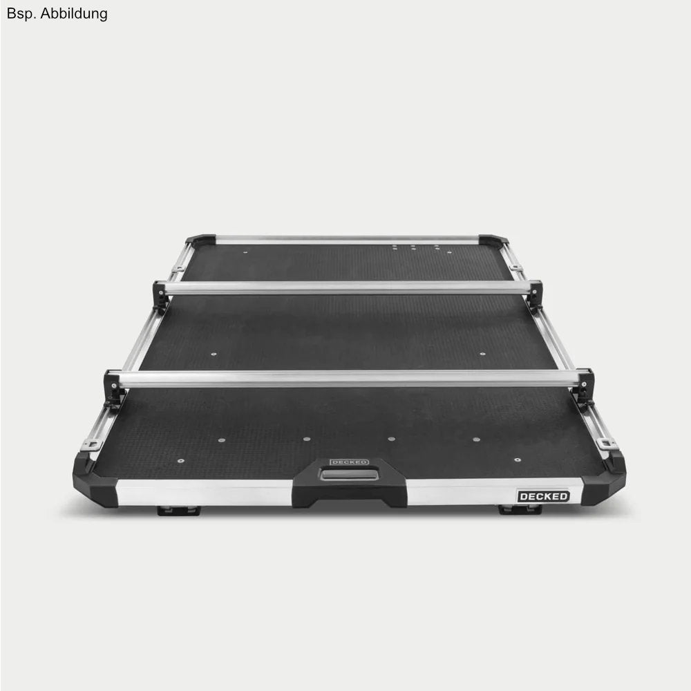 DECKED CargoGlide 2.0 Querträger (2 Stk) inkl. Fußkit, für 1046mm breite Auszüge